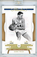 Jerry West 2021 Panini Flawless Collegiate Diamond Card #58