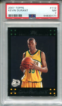 Kevin Durant 2007 Topps #112 PSA NM7 Rookie Card