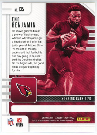 Eno Benjamin 2020 Panini Absolute Rookie Card #135