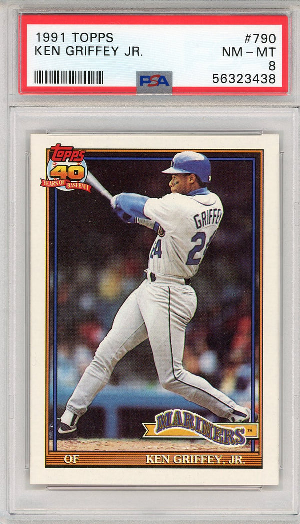 Ken Griffey Jr. 1991 Topps Card #790 (PSA)