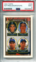 Chipper Jones 1993 Topps Top Prospects #529 PSA Mint 9 Card