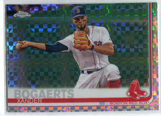 Xander Bogaerts 2019 Topps Chrome X-Fractors Refractor Card