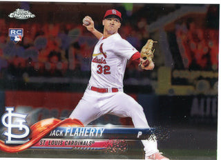 Jack Flaherty 2018 Topps Chrome Rookie Card