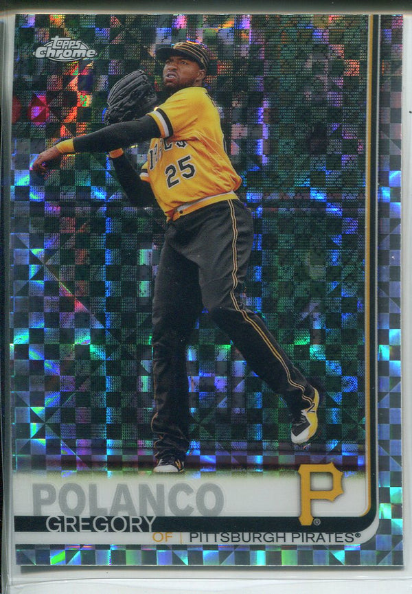 Gregory Polanco 2019 Topps Chrome X-Fractors Refractor Card