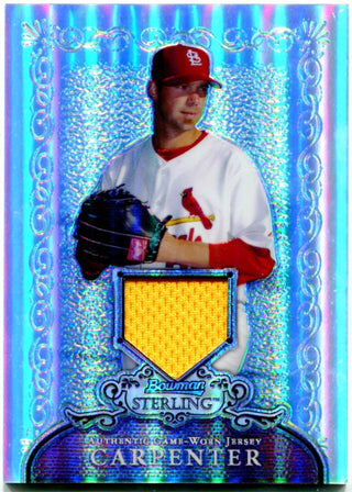 Chris Carpenter Bowman Sterling 2006 Jersey Card 008/199