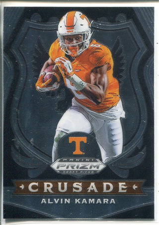 Alvin Kamara 2020 Panini Prizm Draft Picks Crusade Card