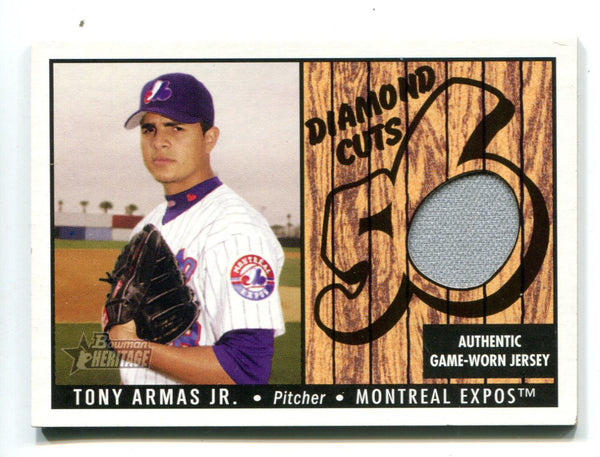 Tony Armas Jr. 2003 Topps Bowman Heritage #DCTA Jersey Card