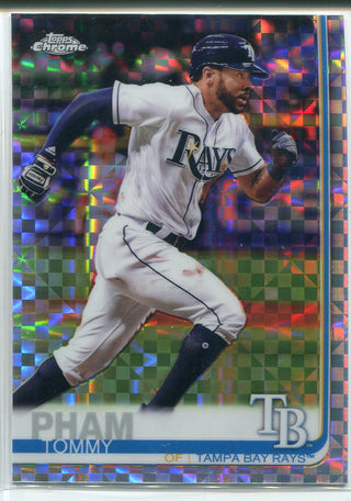 Tommy Pham 2019 Topps Chrome X-Fractors Refractor Card