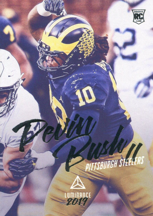 Devin Bush 2019 Panini Luminance Rookie Card