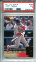 Albert Pujols 2001 Upper Deck #295 PSA Near Mint 7 Card