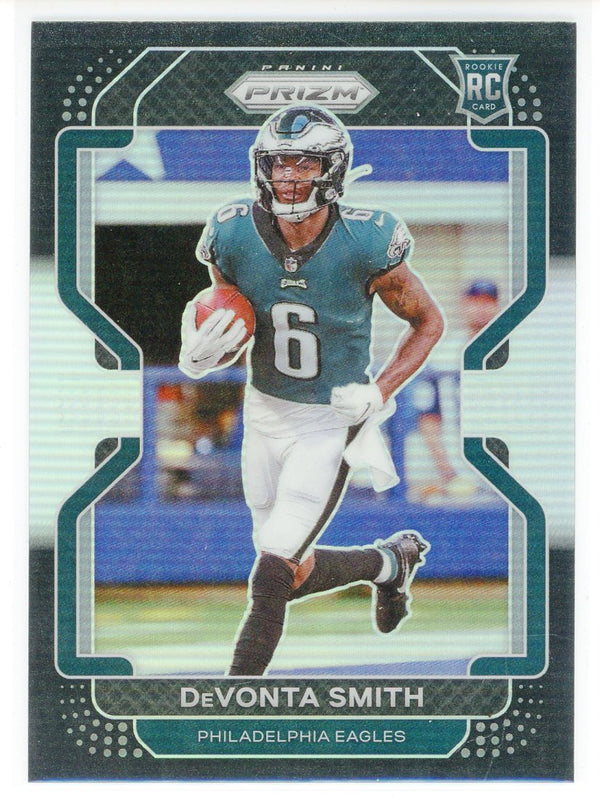 DeVonta Smith 2021 Panini Chronicles Prizm Black Rookie Card #PB-8