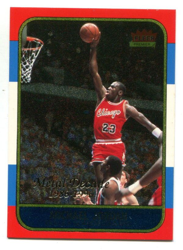 Michael Jordan 1996 Fleer Metal Decadence #M4 Card