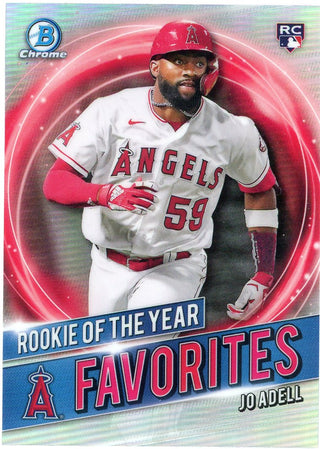 Jo Adell 2021 Bowman Chrome Rookie Card