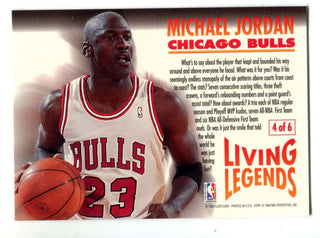 Michael Jordan 1994 Fleer Living Legends #4 Card