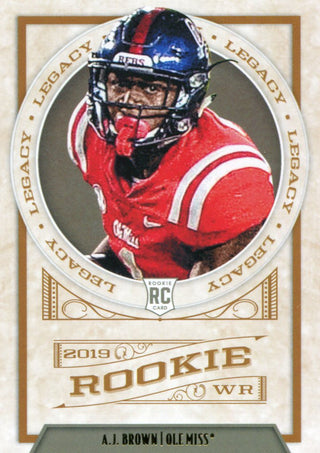 A.J. Brown 2019 Panini Legacy Rookie Card