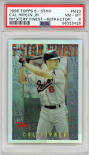 Cal Ripken Jr. 1996 Topps 5 Star Mystery Finest Refractor Card #M23 (PSA)