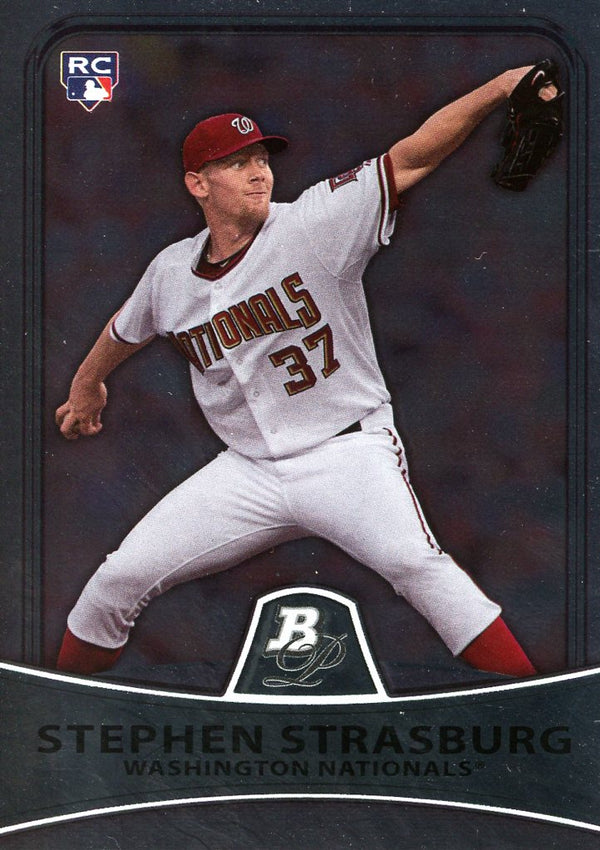 Stephen Strasburg 2010 Bowman Platinum Rookie Card