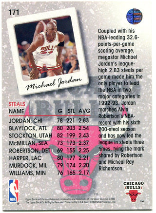 Michael Jordan Upper Deck Season Leaders 1993