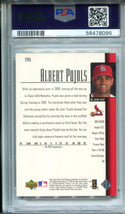 Albert Pujols 2001 Upper Deck #295 PSA Near Mint 7 Card