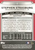 Stephen Strasburg 2010 Bowman Platinum Rookie Card