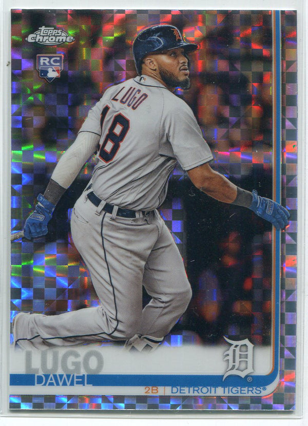 Dawel Lugo 2019 Topps Chrome X-Fractors Refractor Rookie Card