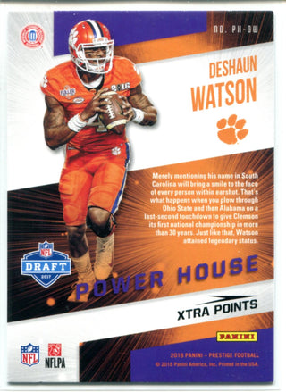 DeShaun Watson 2018 Panini Prestige Power House Xtra Points Card #PH-DW