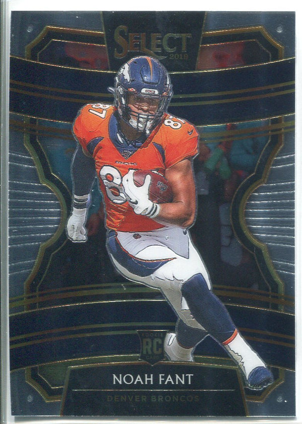 Noah Fant 2019 Panini Select Concourse Rookie Card