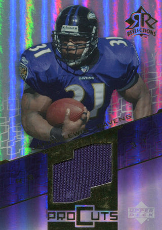 Jamal Lewis 2004 Upper Deck Pro Cuts Game Used Jersey Card