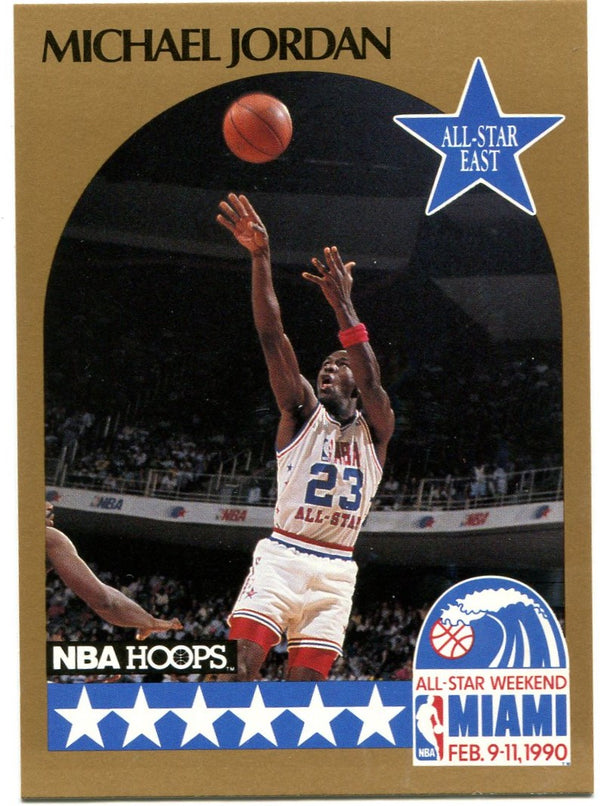 Michal Jordan NBA Hoops All Star East All Star Weekend Miami 1990