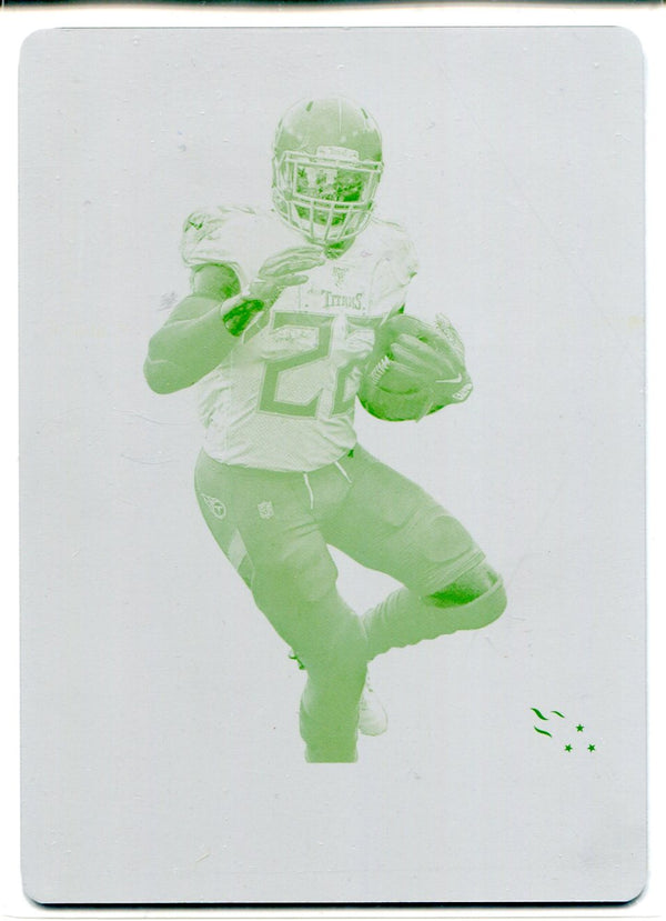 Derrick Henry 2020 Panini Xr Printing Plate Card