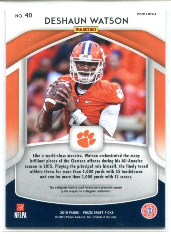 DeShaun Watson 2019 Panini Prizm Draft Picks All-Americans Card #40