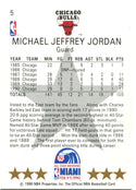 Michal Jordan NBA Hoops All Star East All Star Weekend Miami 1990