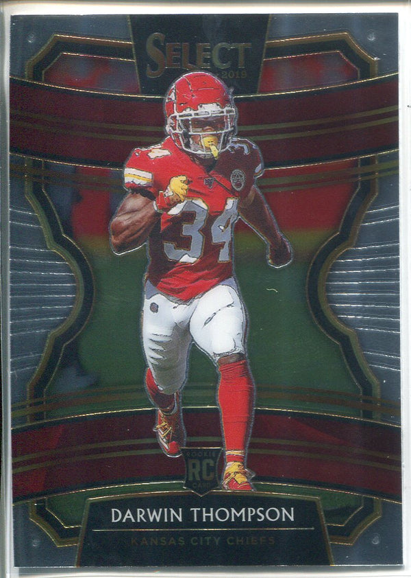 Darwin Thompson 2019 Panini Select Concourse Rookie Card