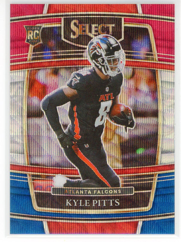 Kyle Pitts 2021 Panini Select Red/White/Blue Prizm Rookie Card #46