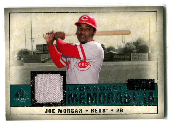 Joe Morgan 2008 Upper Deck Legendary Cuts #LM-JM Jersey Card 95/99