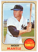 Mickey Mantle 1968 Topps Card #280