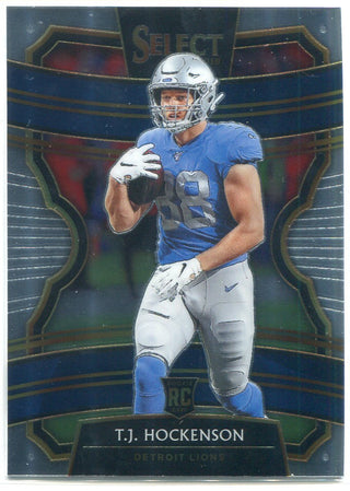 T.J. Hockenson 2019 Panini Select Concourse Rookie Card