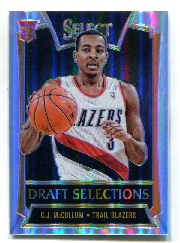 C.J. McCollum 2013 Panini Select Draft Selections Silver Prizm #10 Card