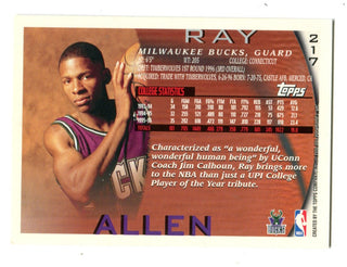 Ray Allen 1996 Topps #217 RC