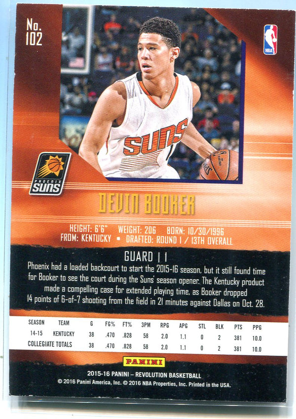 Devin Booker 2015-16 Panini Revolution Infinite Rookie Card #102