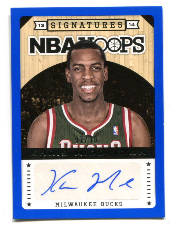 Khris Middleton 2013-14 Panini NBA Hoops Signatures Auto Card /99