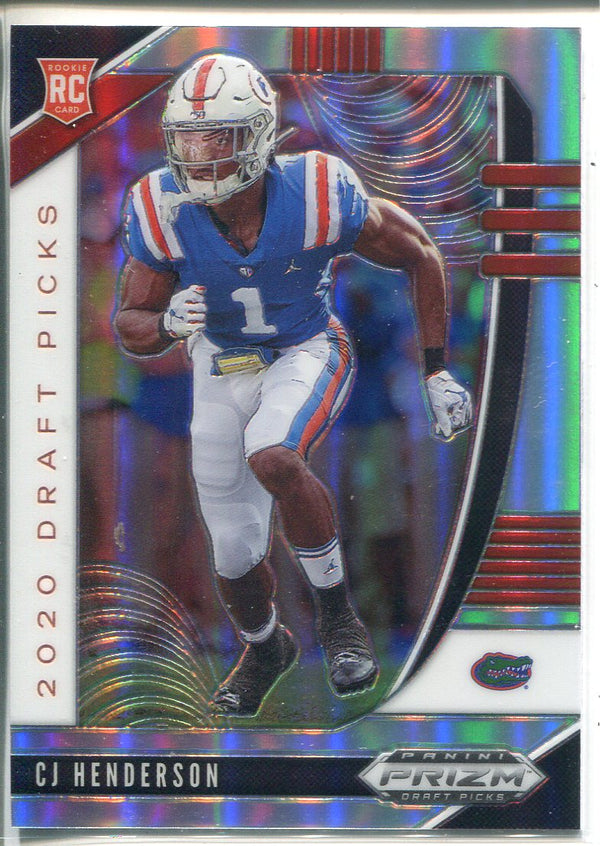 CJ Henderson 2020 Panini Prizm Draft Picks Silver Rookie Card