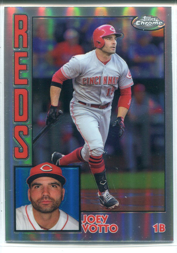 Joey Votto 2019 Topps Chrome Refractor Insert Card