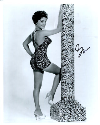 Connie Francis Autographed B&W Celebrity 8x10 Photo