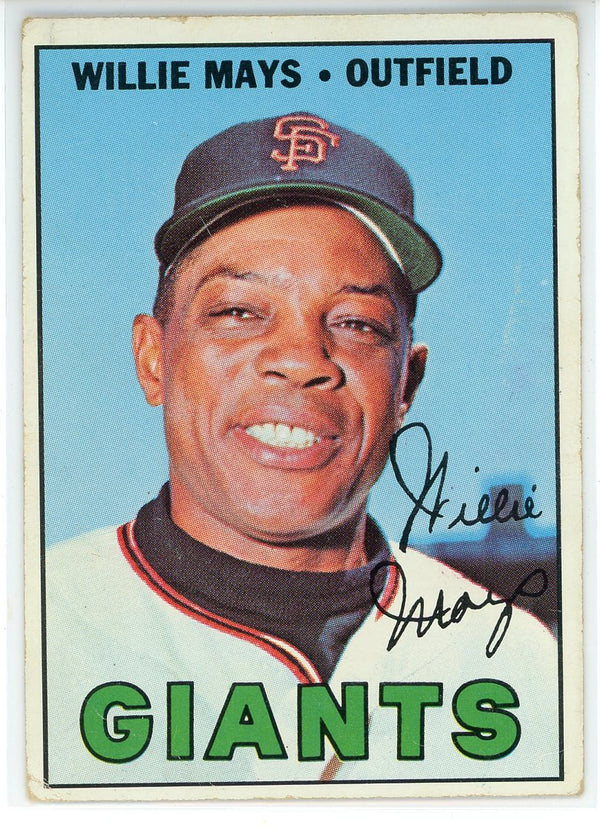 Willie Mays 1967 Topps Card #200