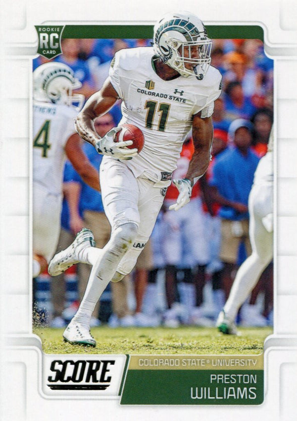 Preston Williams 2019 Panini Score Rookie Card