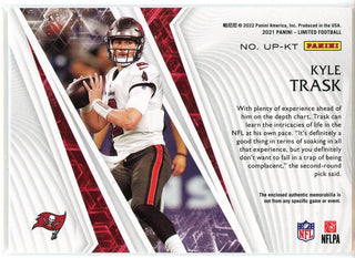 Kyle Trask 2022 Panini Limited Unlimited Potential Rookie Patch Card #UP-KT