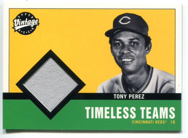 Tony Perez Upper Deck Vintage Timeless Teams #CITP Card