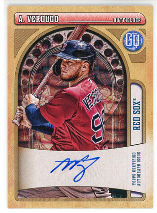 Alex Verdugo Autographed 2022 Topps Gypsy Queen Card #GQA-AV