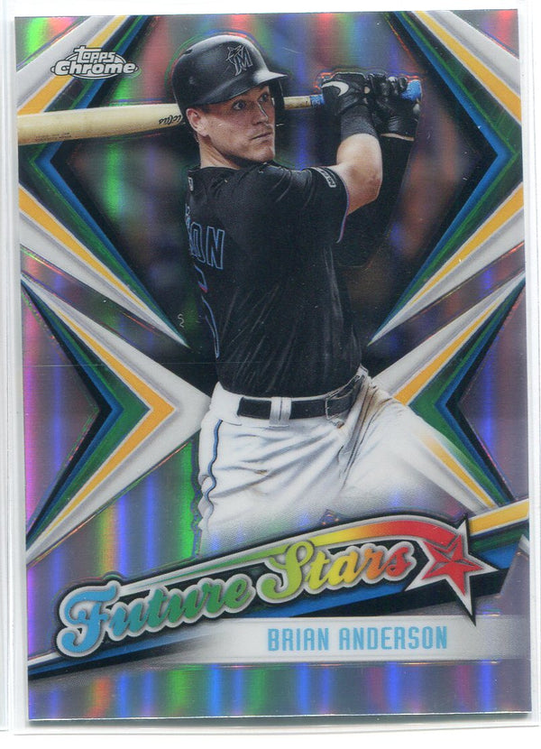 Brian Anderson 2019 Topps Chrome Future Stars Insert Card